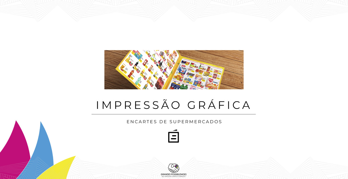 Cartaz de oferta produzido para supermercado no Rio de Janeiro