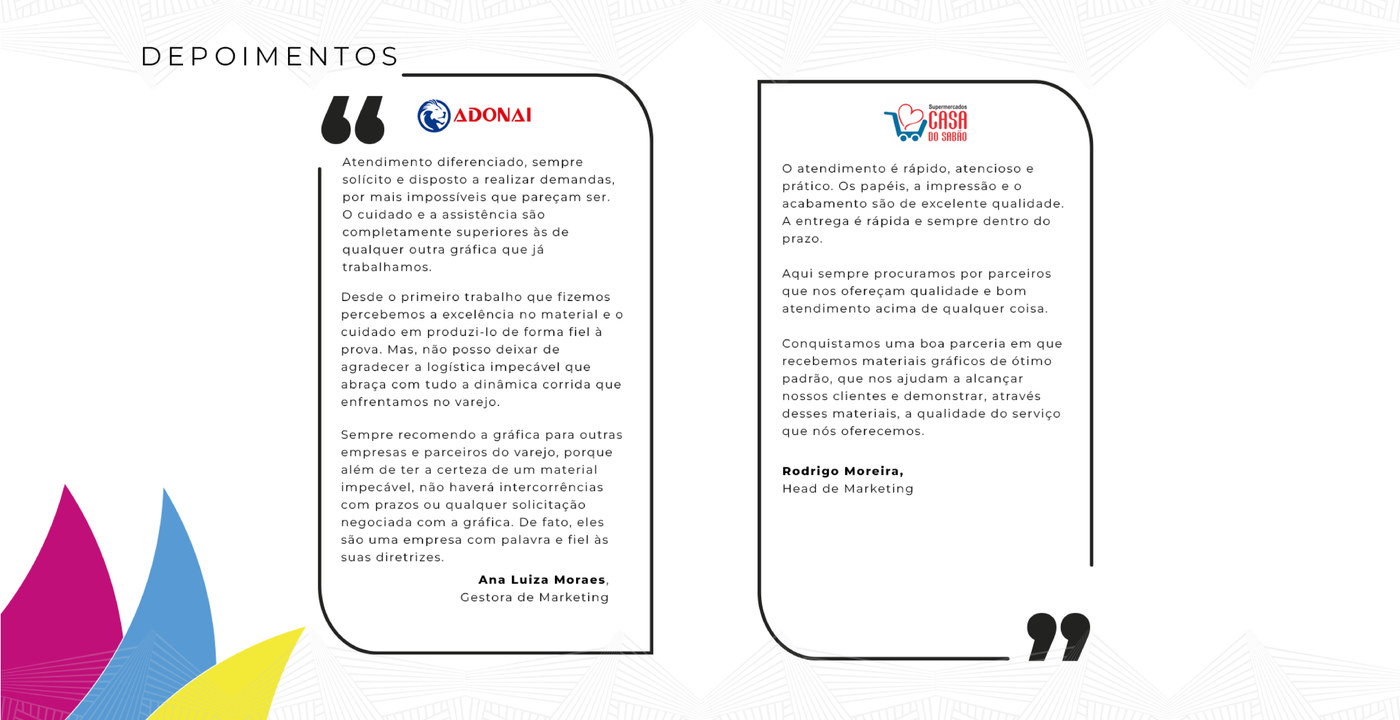 Campanha promocional impressa para rede varejista